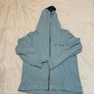 VS pink zip up hoodie sz L